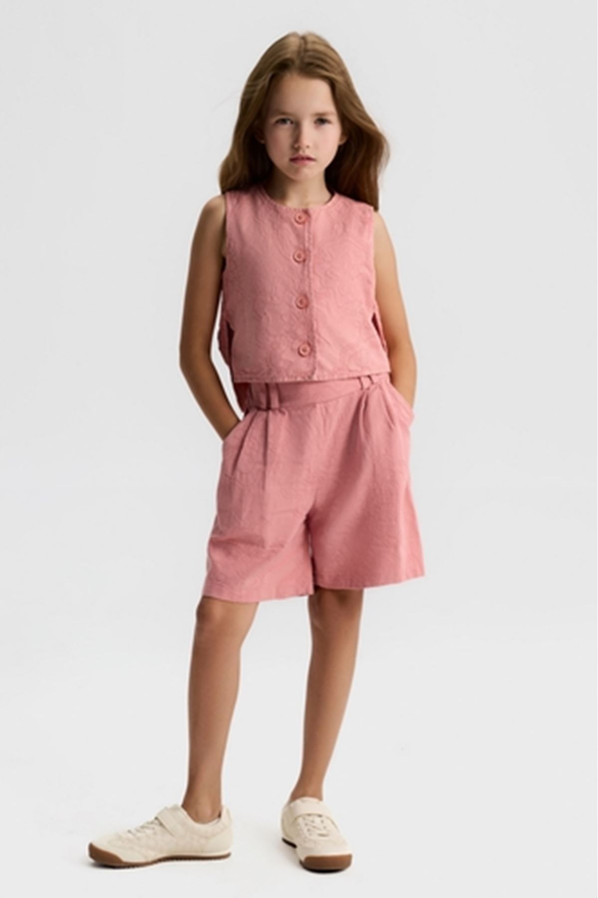 NK Kids 51342 LARA ŞORT 8/14 GÜLKURUSU