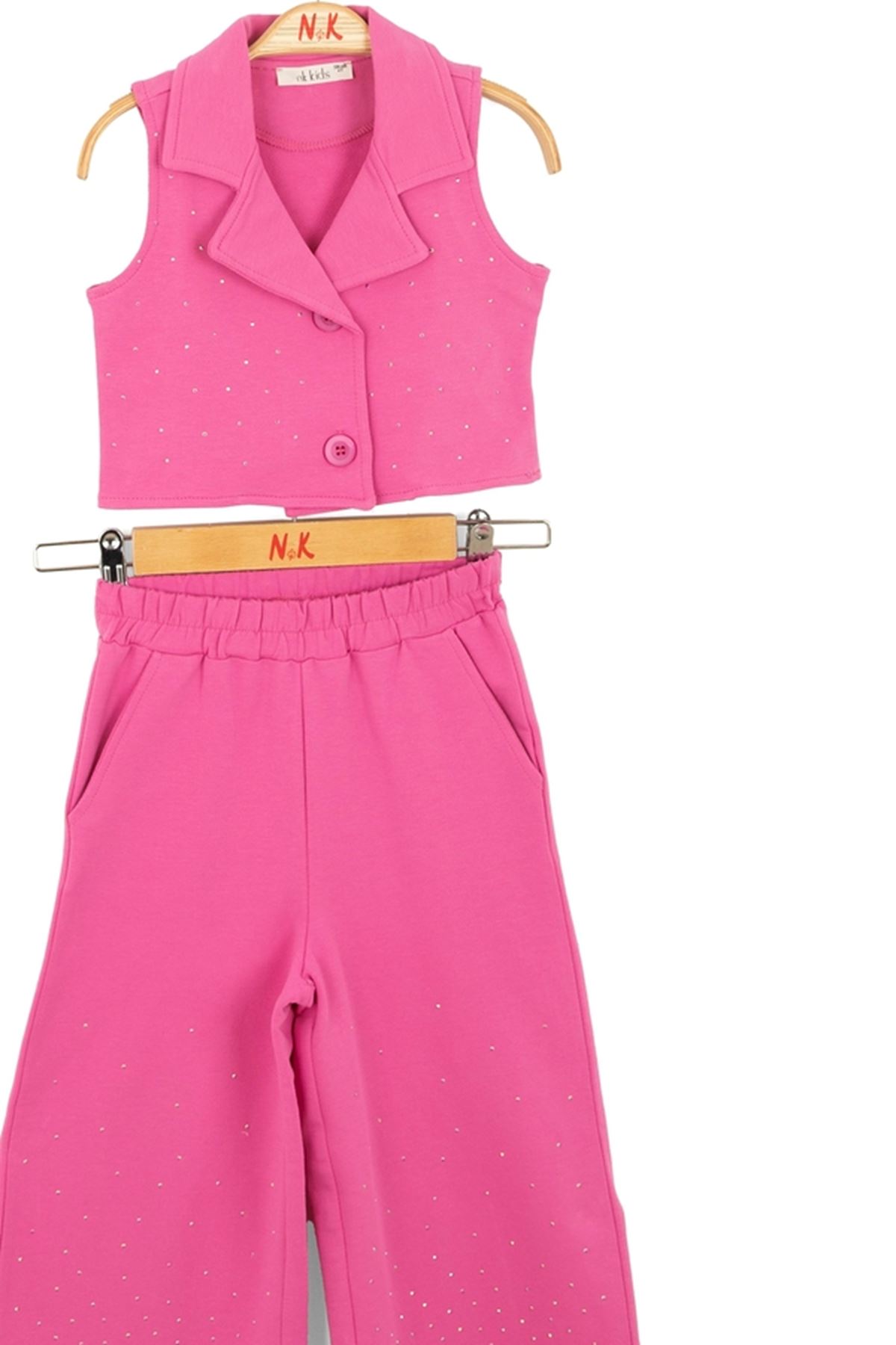 NK Kids 11507-TAŞLI TAKIM 4/8 FUŞYA