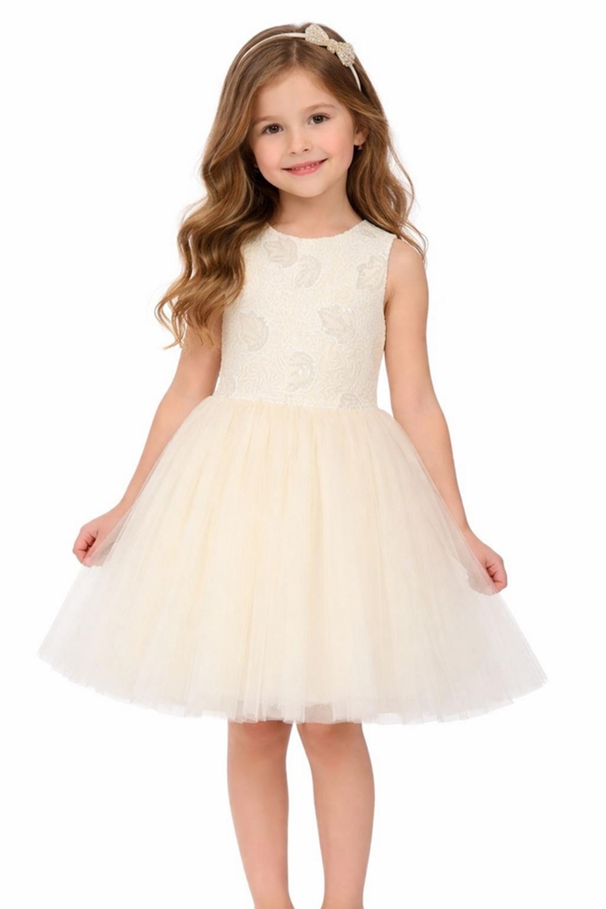 NK Kids 71514-YAPRAKLI ELBİSE 6/10
