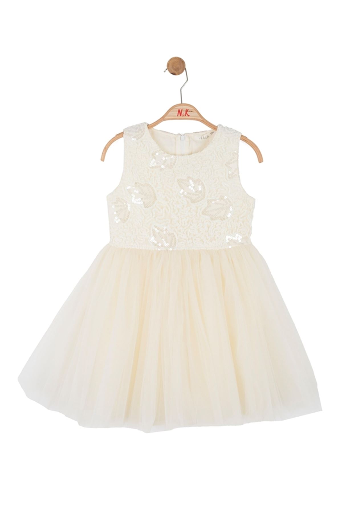 NK Kids 71514-YAPRAKLI ELBİSE 6/10
