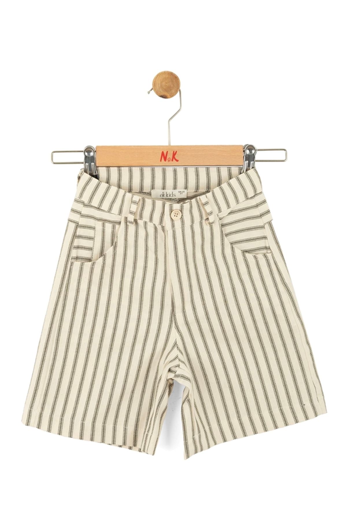 NK Kids 61520-RİVA ŞORT 4/8 Haki