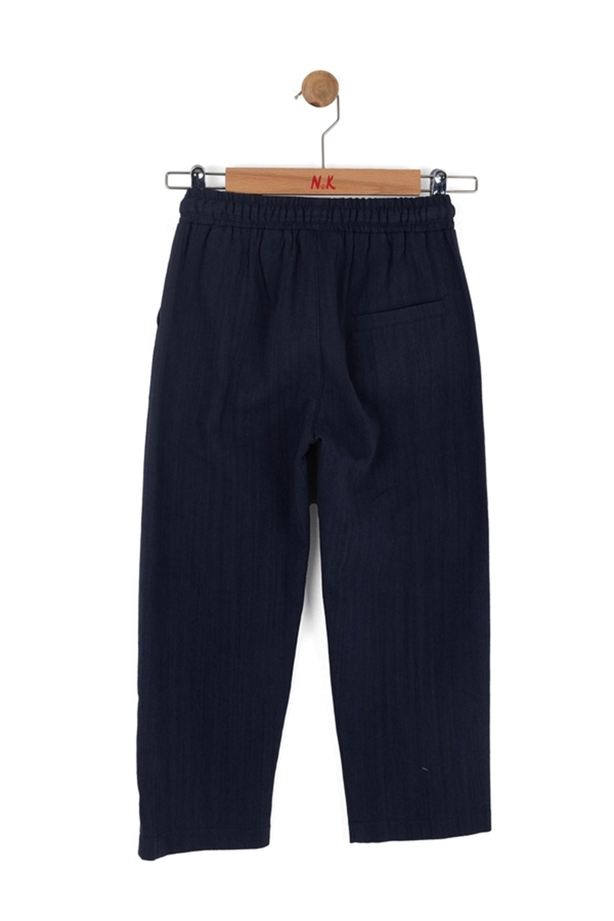 NK Kids 61509-MİNERAL PANTOLON 4/8 LACİVERT