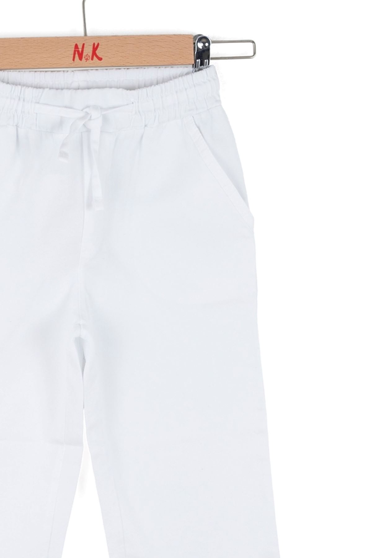 NK Kids 61500-ÇINAR PAN. 4/8 BEYAZ