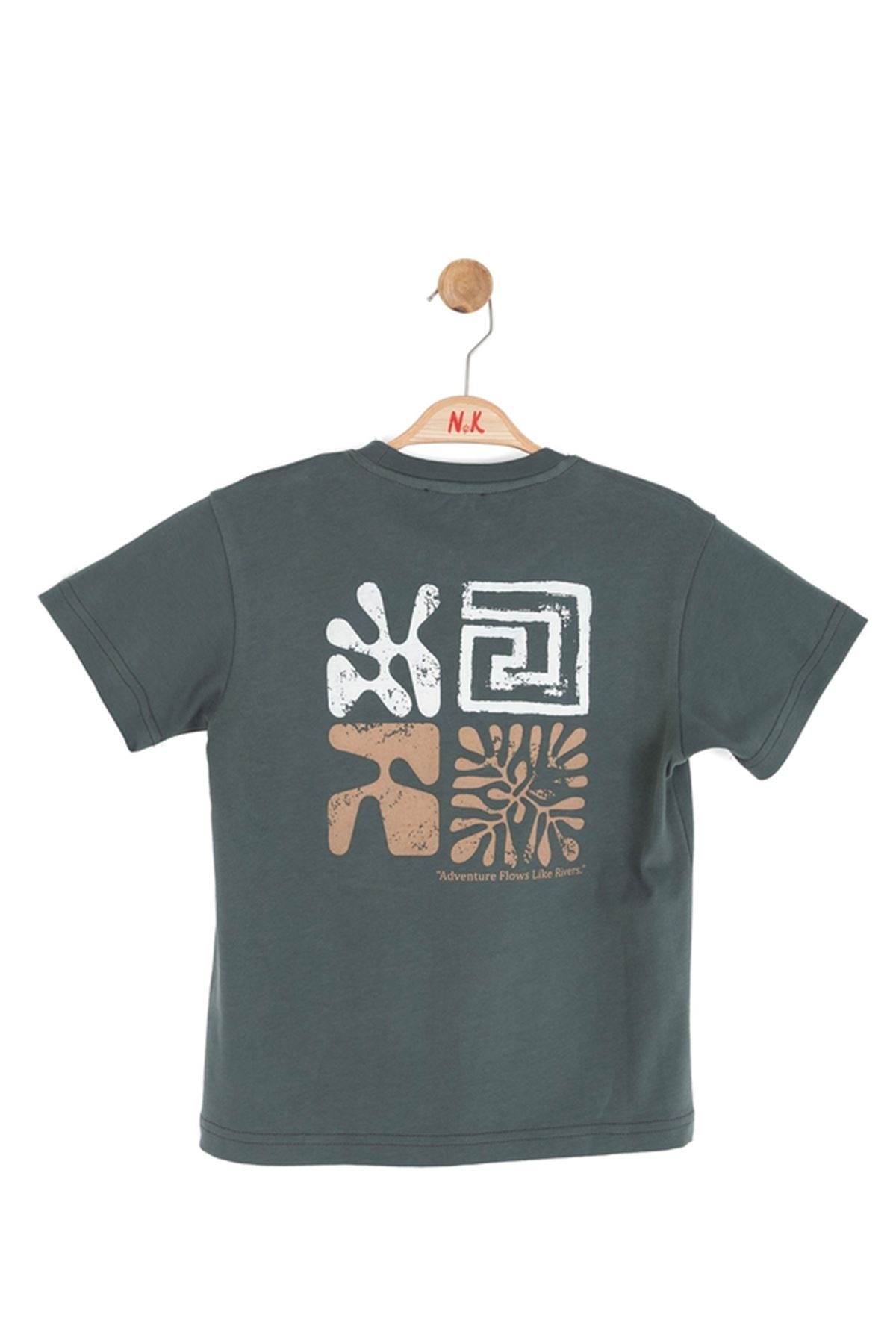 NK Kids 41515-RIVER T-SHIRT 4/8 YEŞİL