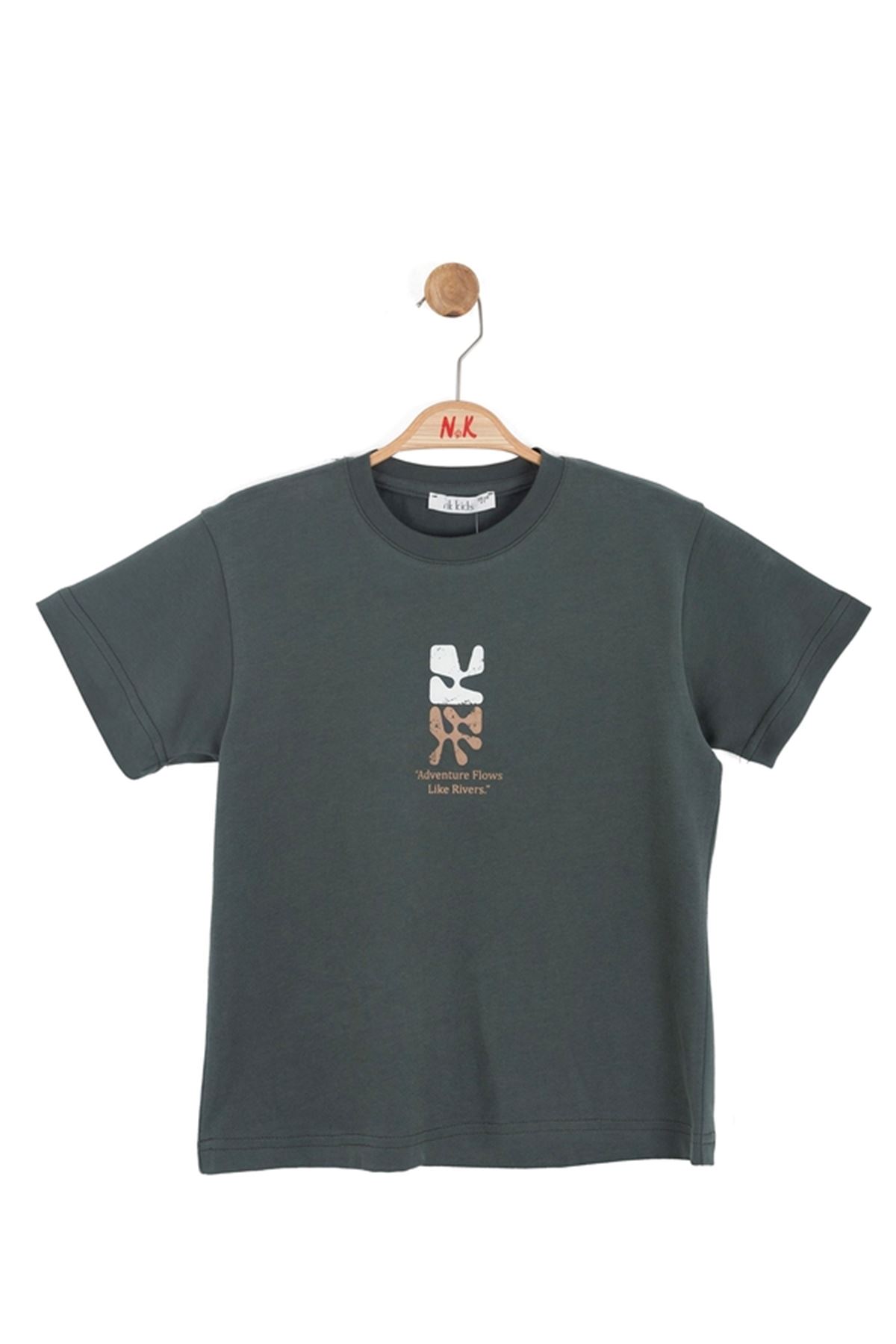 NK Kids 41515-RIVER T-SHIRT 4/8 YEŞİL