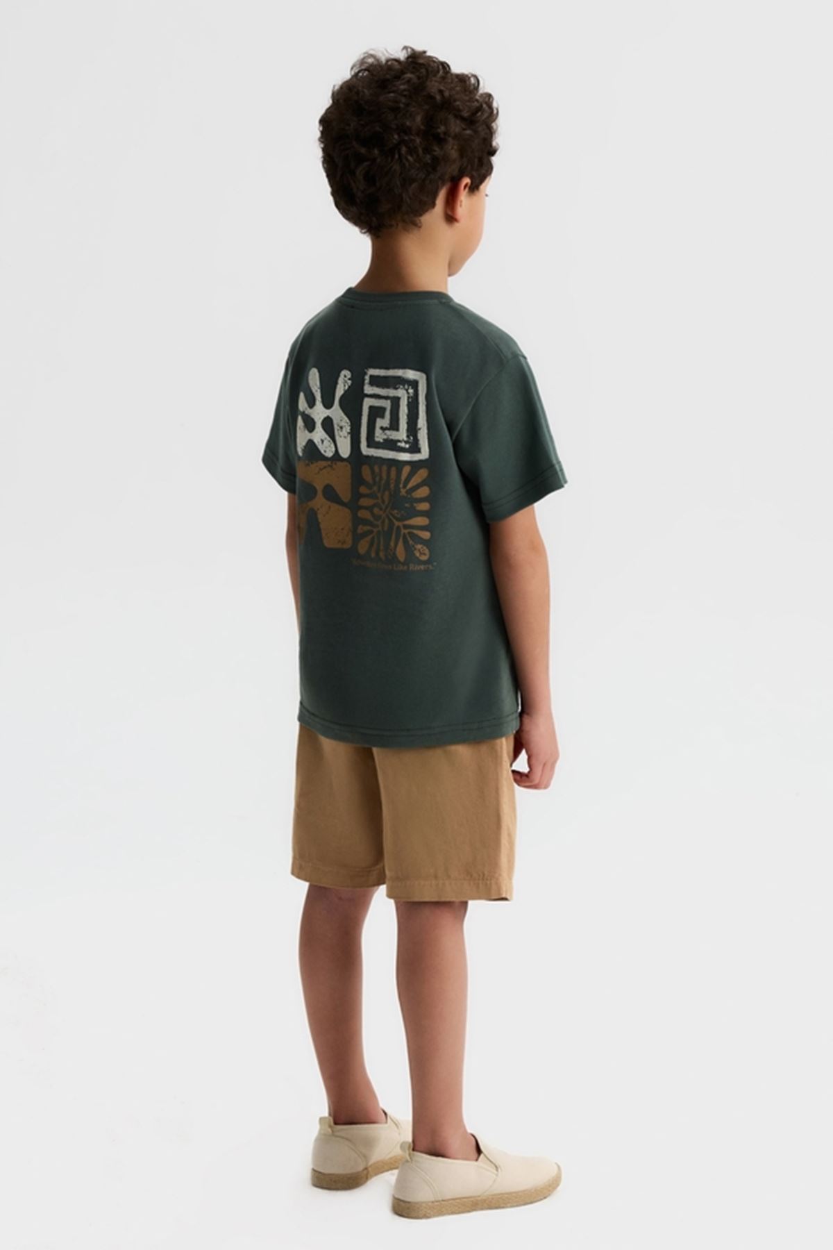 NK Kids 41515-RIVER T-SHIRT 4/8 YEŞİL