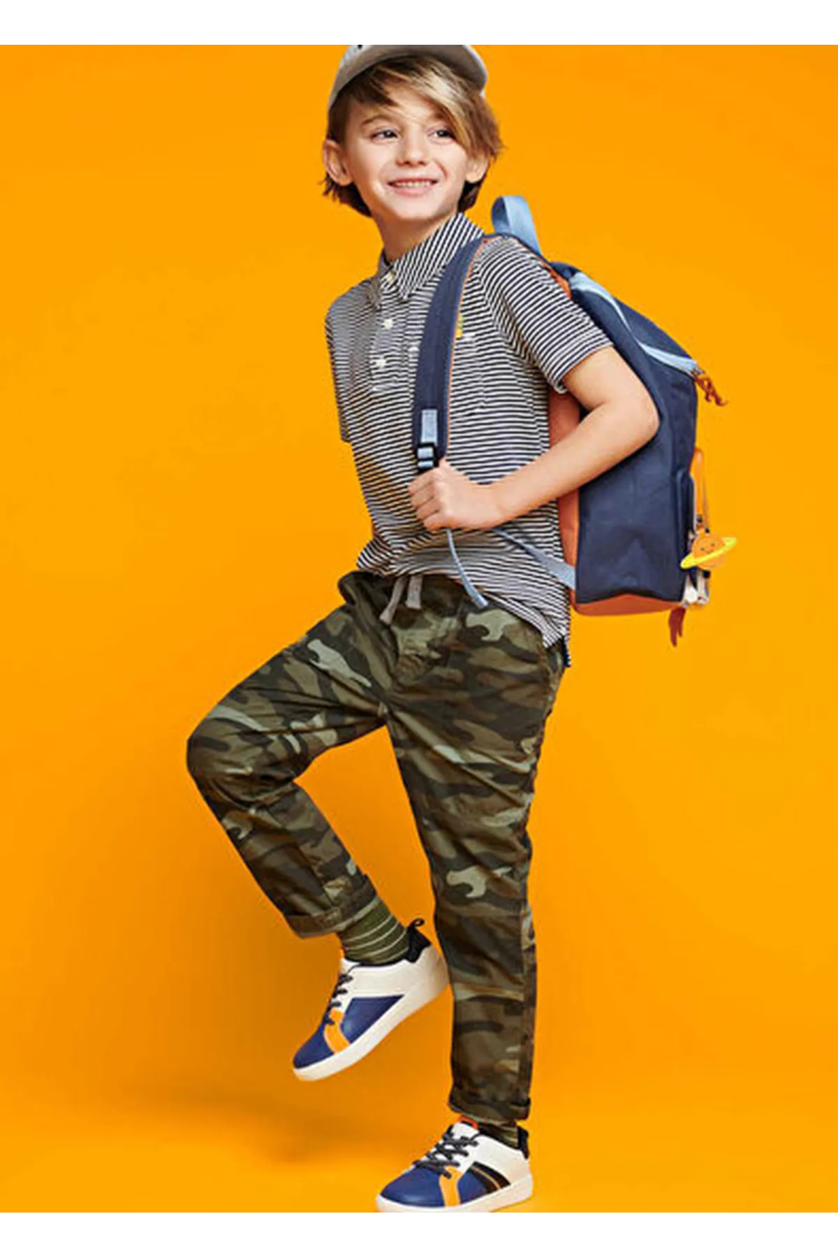 Skip Hop Roket Desenli Çocuk Büyük Boy Sırt Çantası