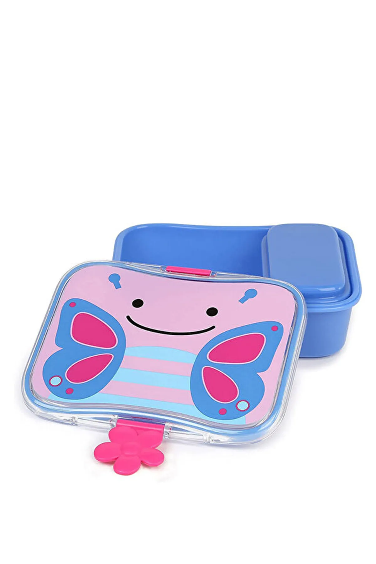 Skip Hop Zoo Kelebek Desenli Bölmeli Çocuk Beslenme Kabı Kiti