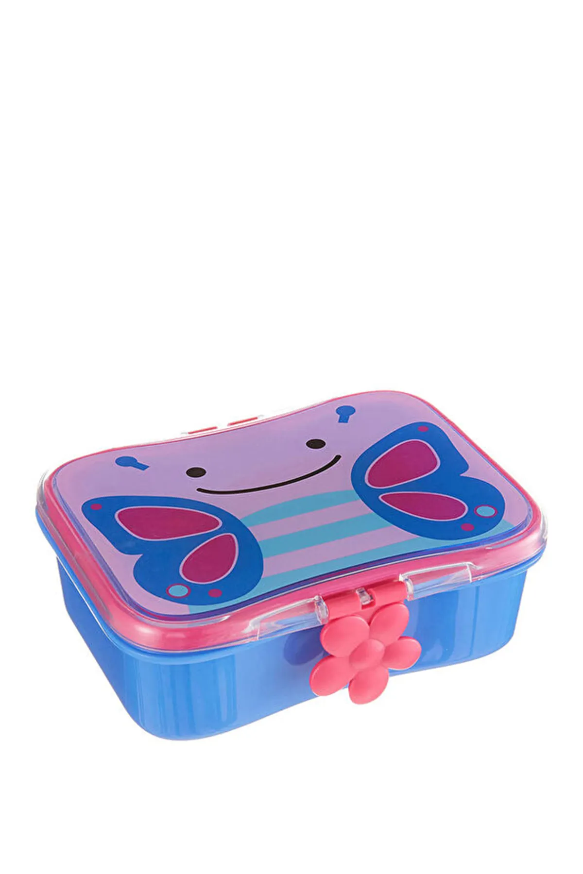 Skip Hop Zoo Kelebek Desenli Bölmeli Çocuk Beslenme Kabı Kiti