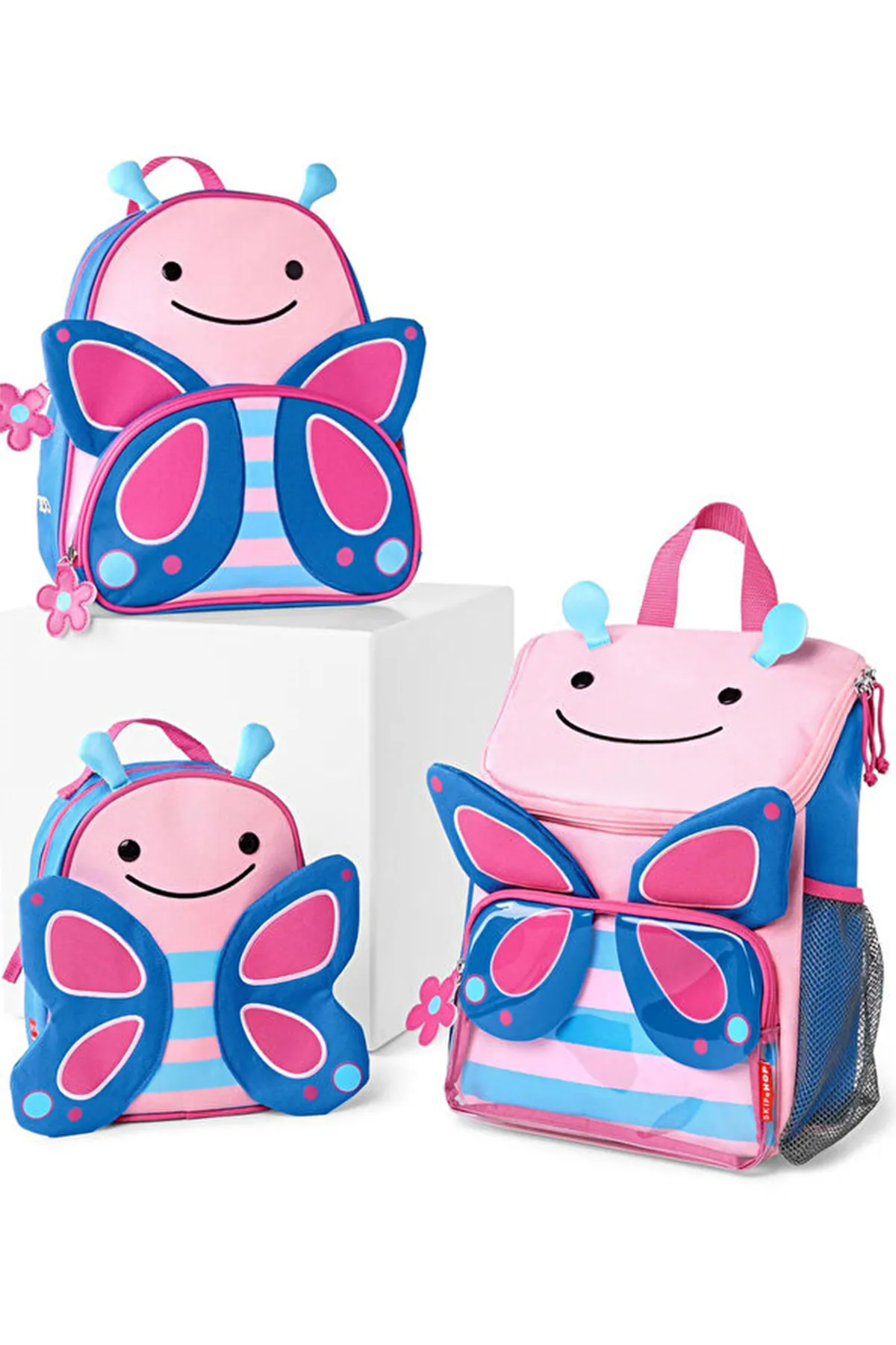 Skip Hop Mavi Kelebek Emniyet Kemerli Çocuk Sırt Çantası
