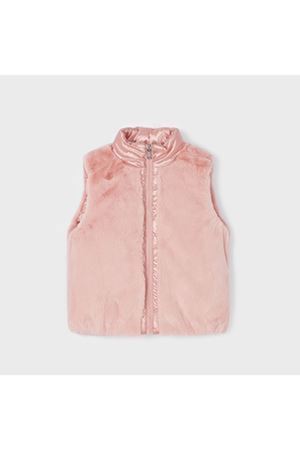 Mayoral Kışlık Kız Kürklü Çift Taraflı Yelek Pembe