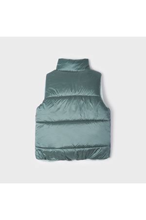  Mayoral Kışlık Kız Kürklü Çift Taraflı Yelek Yeşil