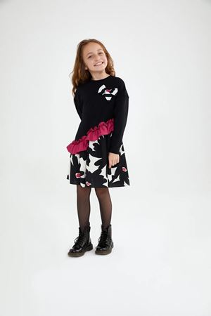 SheShe Siyah Fiyonk Elbise