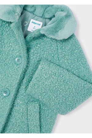 Mayoral Kışlık Kız Kürklü Mont Yeşil