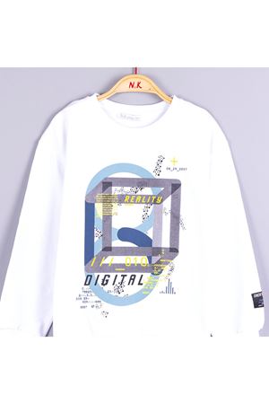 NK Kids Kare Baskılı Sweat 