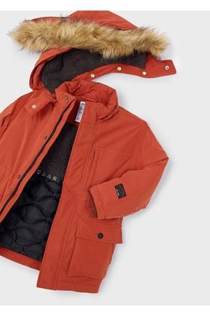 MAYORAL Kürk Kapüşonlu  Erkek Çocuk Parka  Mont