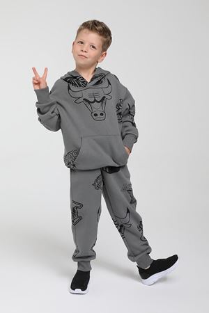 JACKLIONS Erkek Boğa Baskılı Takım 