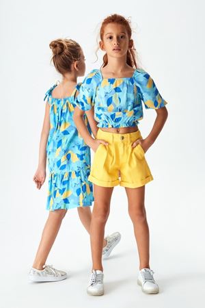 NK KIDS PİLELİ KIZ ÇOCUK ŞORT 