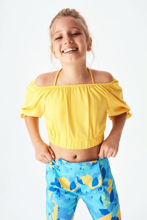 NK KIDS KARE YAKA KIZ ÇOCUK BLUZ 