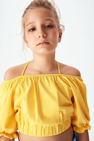 NK KIDS KARE YAKA KIZ ÇOCUK BLUZ 