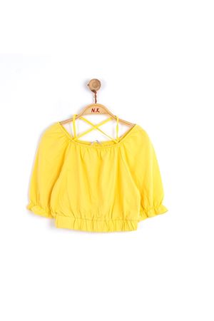 NK KIDS KARE YAKA KIZ ÇOCUK BLUZ 