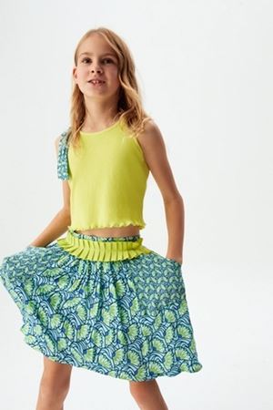 NK KIDS 34327-YELPAZE FİYONKLU ATLET 8/14 SARI