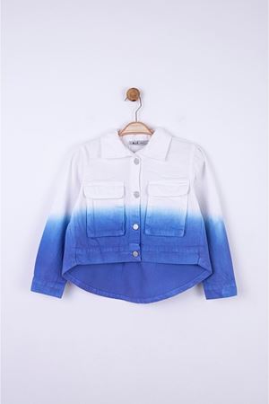 NK KIDS 34705-BATİK CEKET 8/14 EKRU-MAVİ