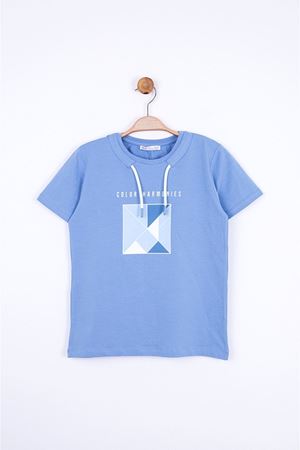 NK KIDS 44325-COLOUR GEOMETRİK T.MAVİ  8/14