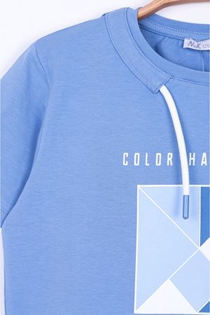 NK KIDS 44325-COLOUR GEOMETRİK T.MAVİ  8/14