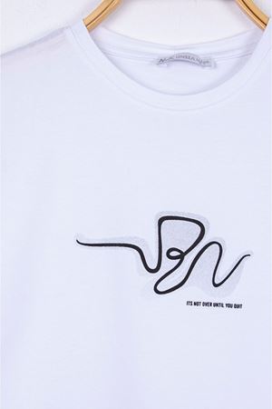 NK KIDS 44333-OVER TSHIRT 8/14 BEYAZ 