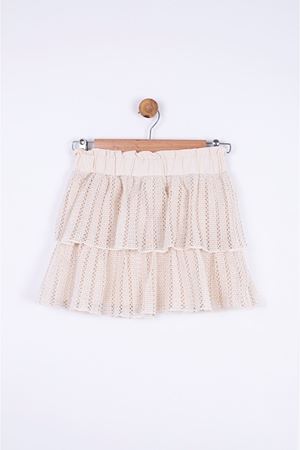 NK KIDS 54357-NOSTALJİ ETEK 8/14 KREM 