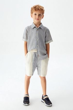 NK KIDS 64500-BAMBU ŞORT 4/8 İNDİGO