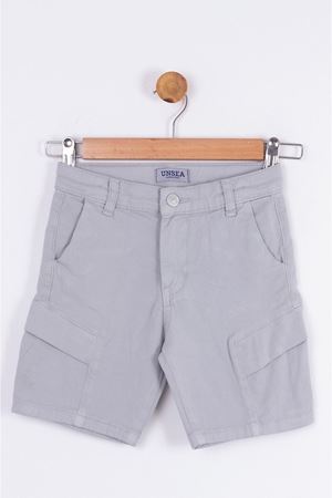 NK KIDS 64703-MİLİTARY ŞORT 4/8GRİ