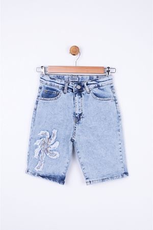 NK KIDS 64708-PERU ŞORT MAVİ 8/14