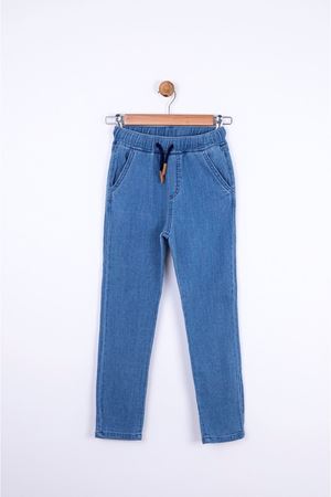 NK KIDS 64714-PETEKLİ PANT.8/14 MAVİ