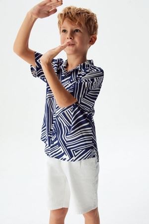 NK KIDS 64724-MİLAN ŞORT BEYAZ 4/8