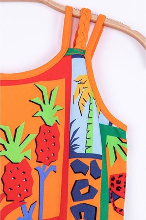 NK KIDS 74300-PEÇLİ ELBİSE RED 