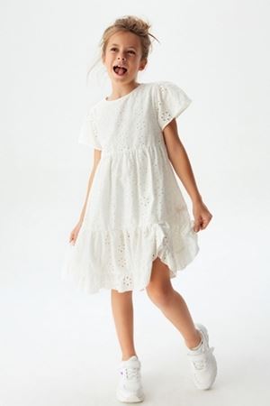 NK KIDS 74308-GÜPÜR ELBİSE