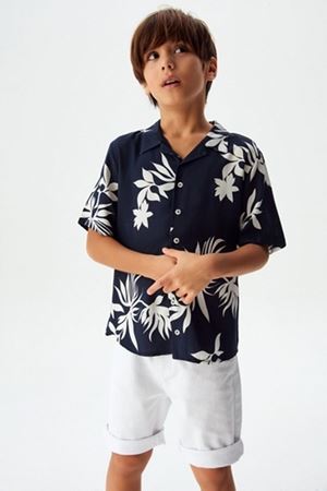 NK KIDS Erkek Gömlek 44342-DESENLİ GÖMLEK 