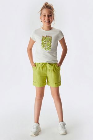 NK KIDS 34363-PERFECT TSHIRT EKRU/SARI