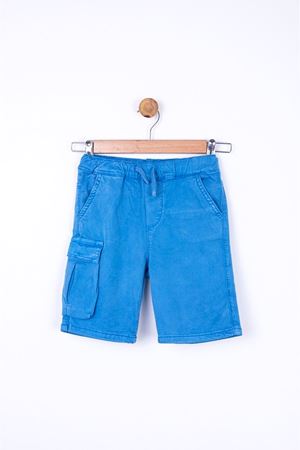 NK Kids 64702-MANGA ŞORT Mavi