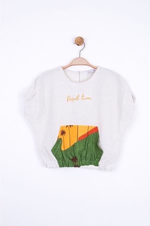 NK KIDS 34341-SAFARİ BLUZ 8/14 EKRU