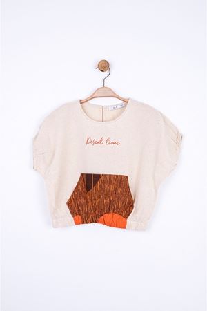 NK KIDS 34341-SAFARİ BLUZ 8/14 EKRU