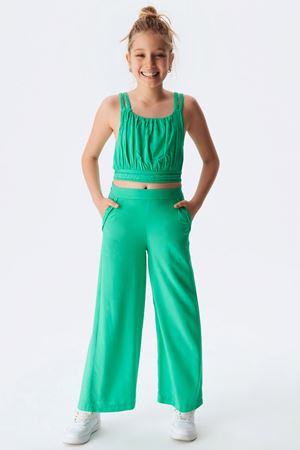 NK KIDS 14303-ÖRGÜLÜ TAKIM YEŞİL