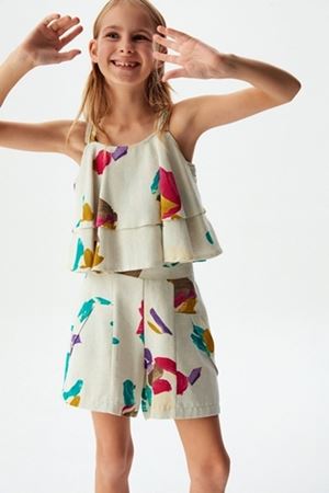 NK KIDS 34329-FIRÇA DESENLİ ATLET 8/14 KREM