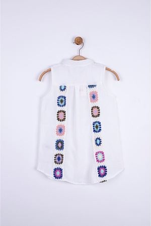 NK KIDS 34468-KARE DANTELLİ GÖMLEK 8/14