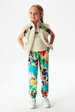 NK KIDS 34521-MOZAİK ATLET 4/8 KREM 