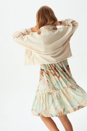 NK KIDS 34704-GÜPÜR CEPLİ CEKET 8/14 KREM 