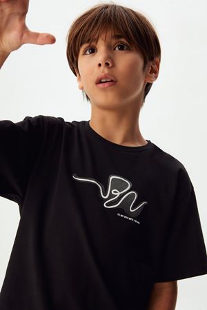 NK KIDS 44333-OVER TSHIRT 8/14 SİYAH 