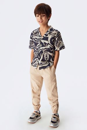 NK KIDS 44344-ŞAL DESEN GÖMLEK 8/14